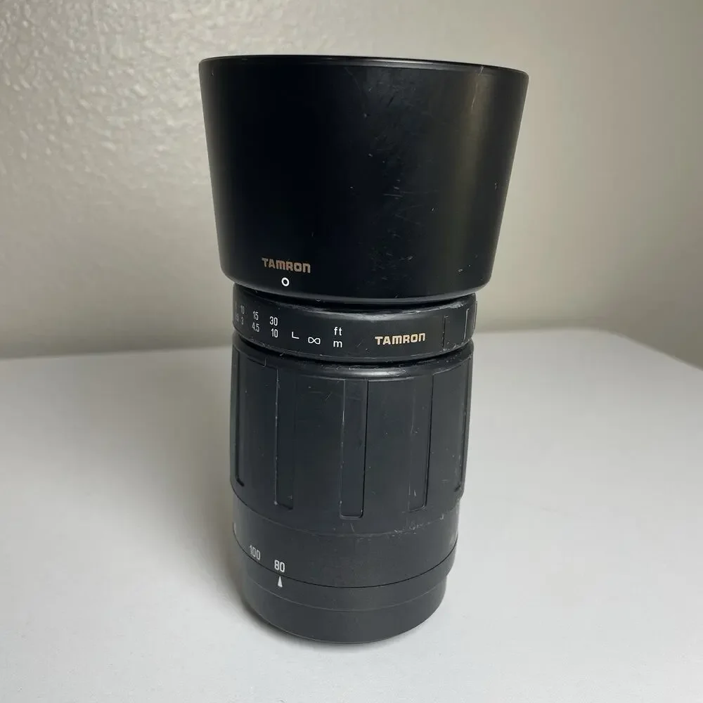 Sony Minolta 80-210mm f/4.5-5.6 Tamron zoom lens for a350 a550 AF A mount maxxum